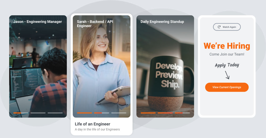 JobPixel screenshot: Our video widget is so simple to use! Choose from a variety of customizations, copy a few lines of code, then embed it on any page of your website. Attract talent by showcasing your company culture and team!