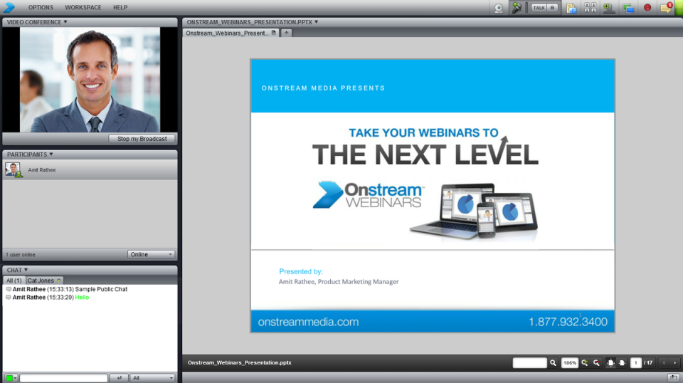 Onstream Webinars Software - 2