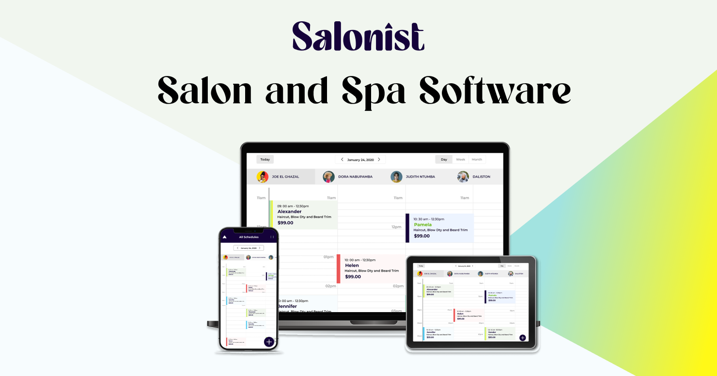 Salonist screenshot: Salon and spa software