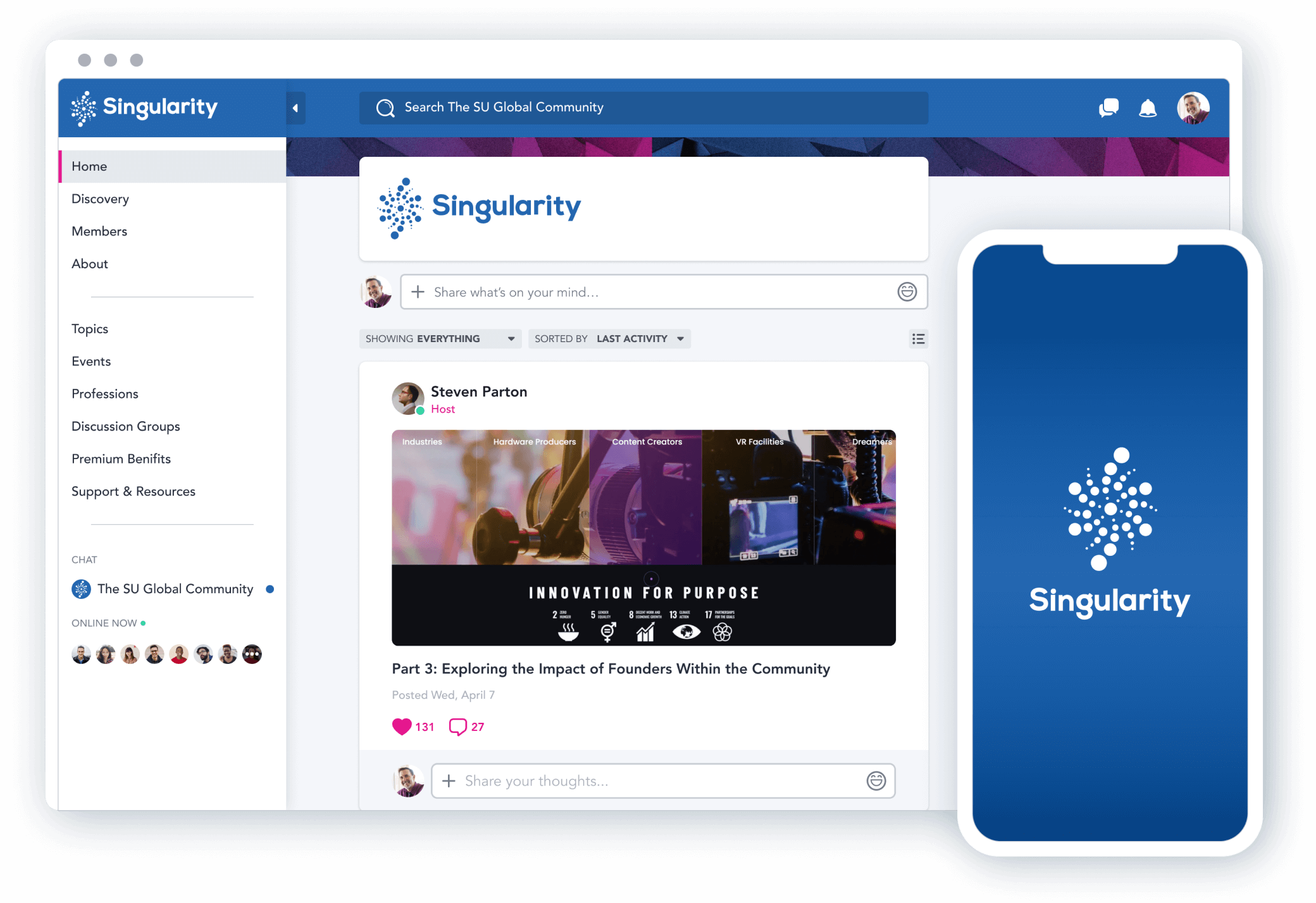 Mighty Pro Software - Singularity University - Mighty Pro branded app examples
