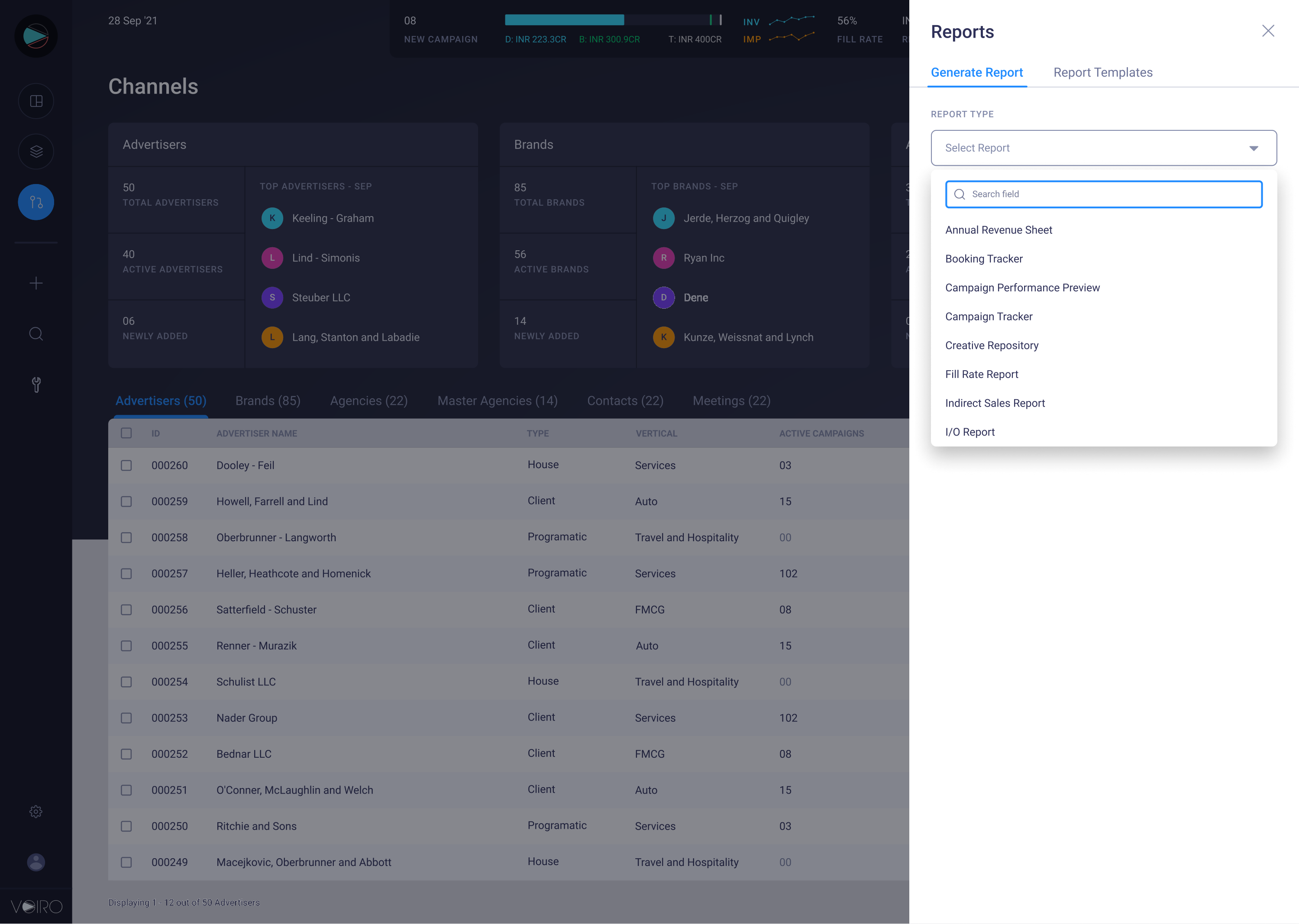 Empower your teams with in-depth reporting, and give them the capabilities to explore and be curious. One of Voiro's oldest and most trusted features since the day the product was launched is a stack of in-depth reports for exploratory analysis.