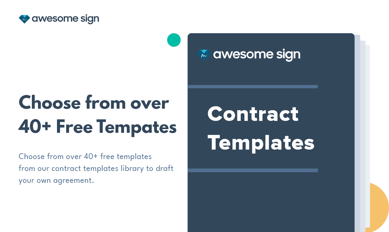 Contract Tempaltes to help you sign faster