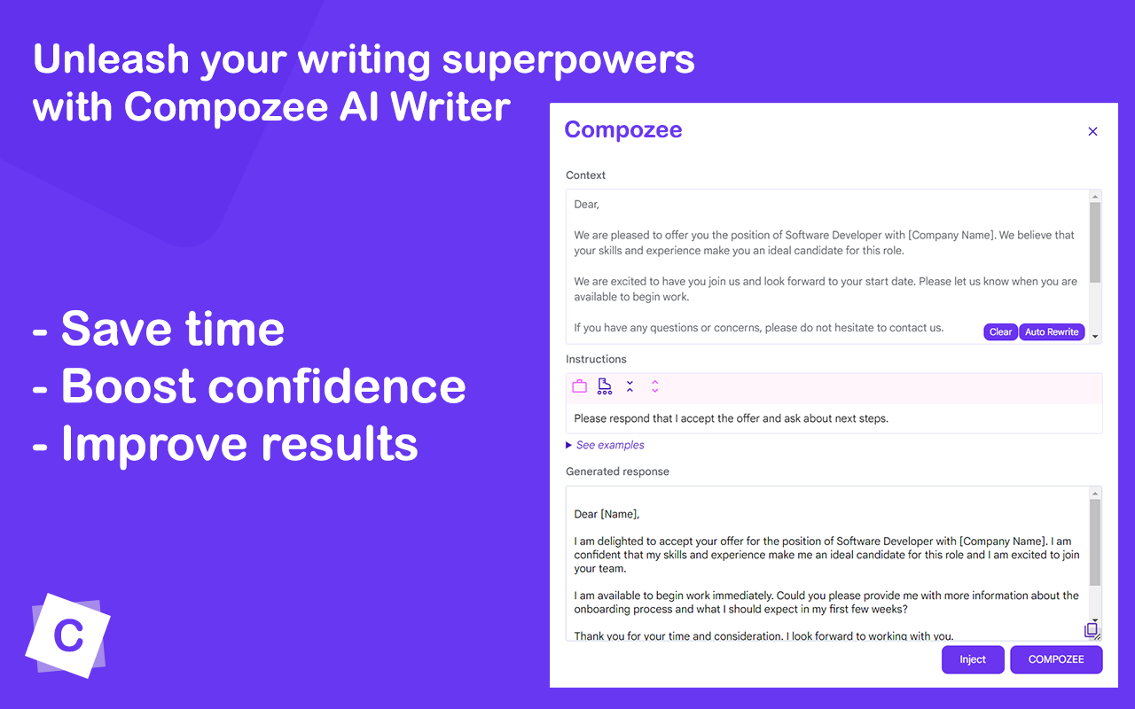 Unleash your writing superpowers with Compoze Ai Writer