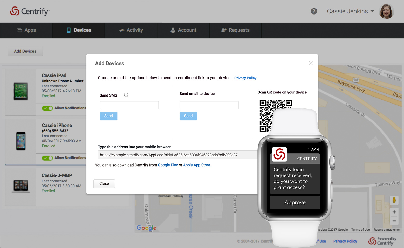 Centrify Application Services - Adaptive Multi-Factor Authentication (MFA)