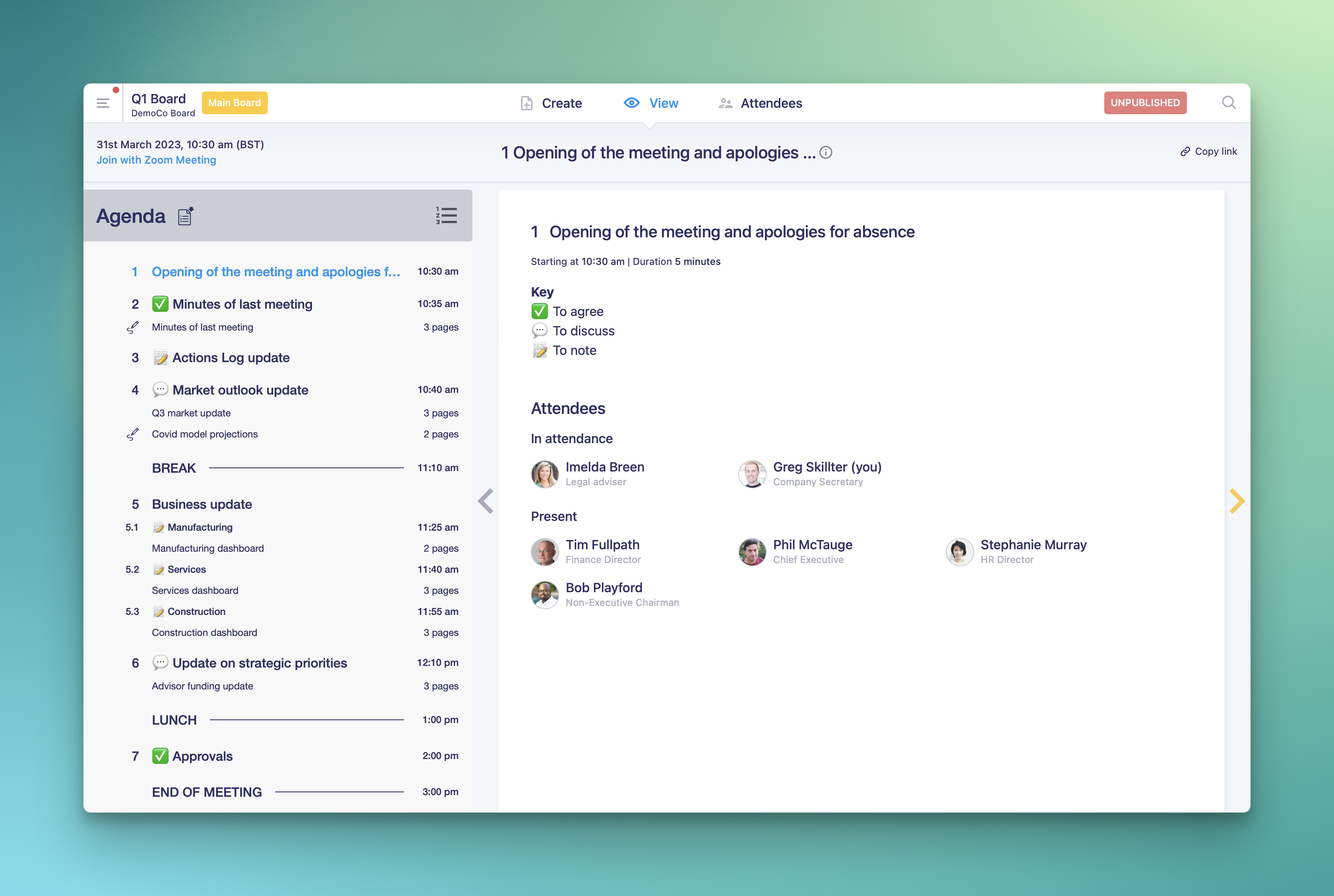 Meeting packs: Knowa delivers a powerful and accessible meeting pack builder and viewer, with annotations, bookmarks, custom reading modes, offline capability and more