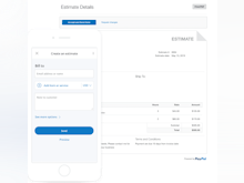 PayPal Invoicing Software - PayPal Invoicing estimate creation