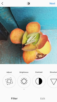 Instagram Software - A range of filters and editing tools are built into Instagram