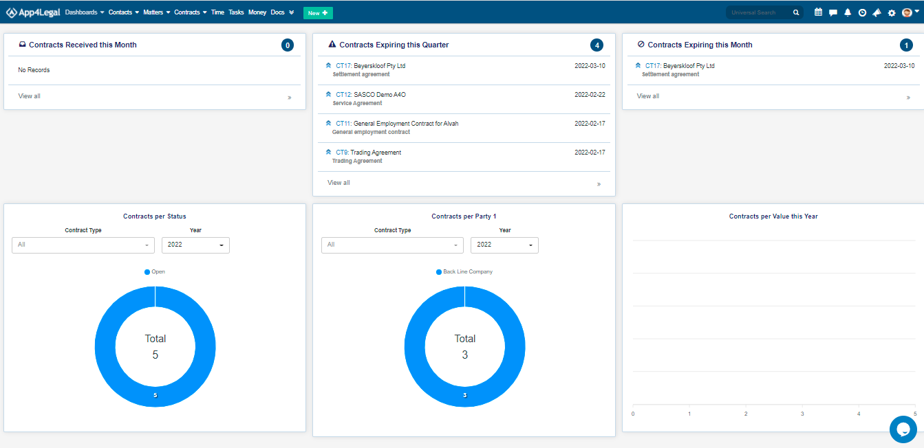 App4Legal Software - Contract Lifecycle Management System
