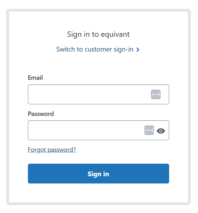JWorks CMS screenshot: JWorks CMS log-in page