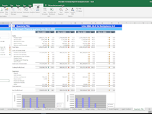 Infor SunSystems Software - Excel based quarterly profit and loss real-time report