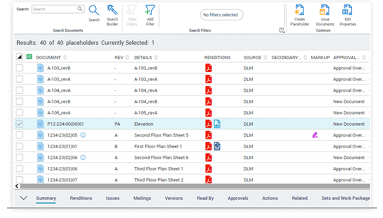 Deltek PIM Software - Deltek PIM Drawing management