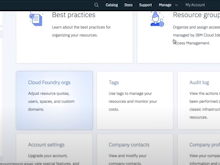 IBM Cloud Software - IBM Cloud overview interface