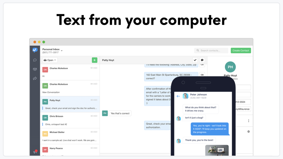 Text from your Computer