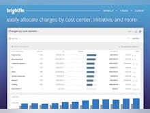 brightfin Software - Easily allocate charges by cost center, initiative, and more