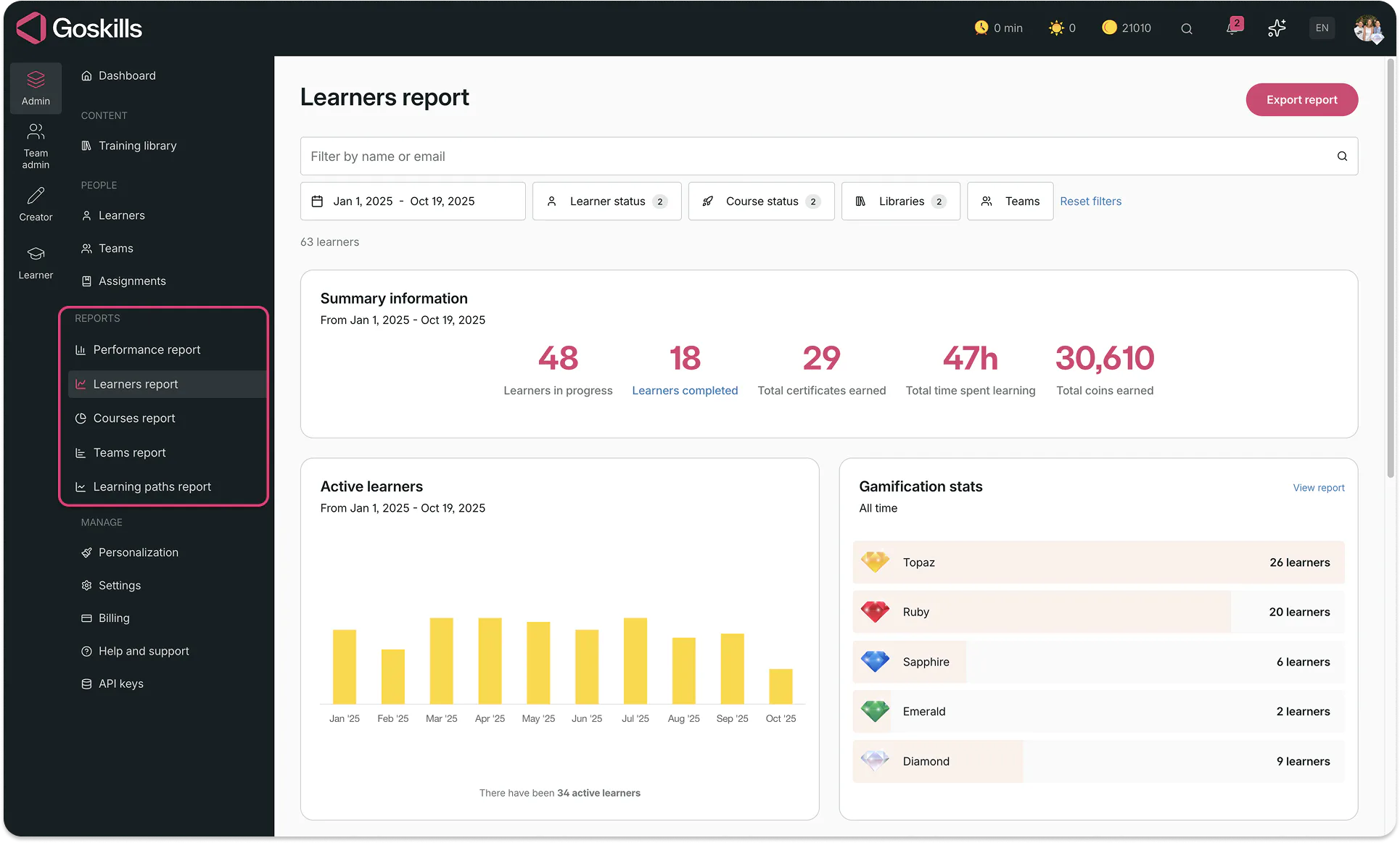 GoSkills Price, Features, Reviews & Ratings - Capterra India