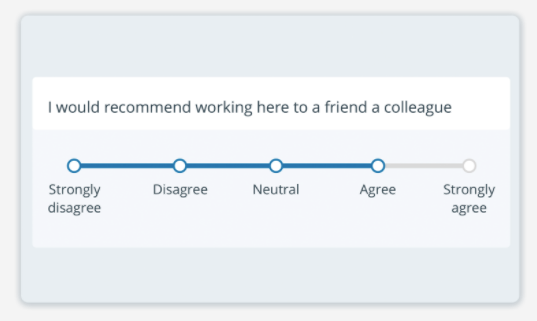 Allow employees to speak anonymously about their experiences at work