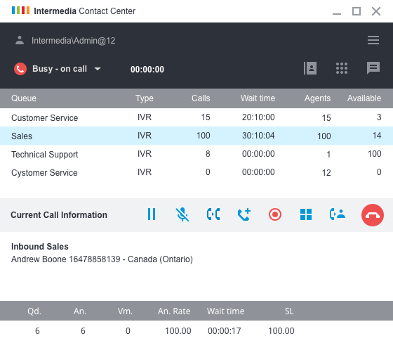 Intermedia Contact Center Software - 1