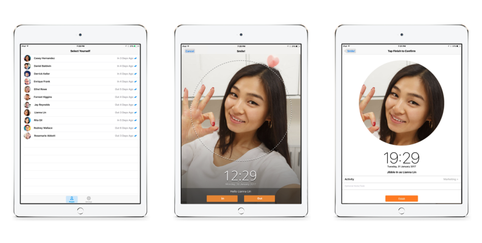 Utilize iPad kiosks to take attendance