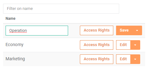 Archeo user access rights