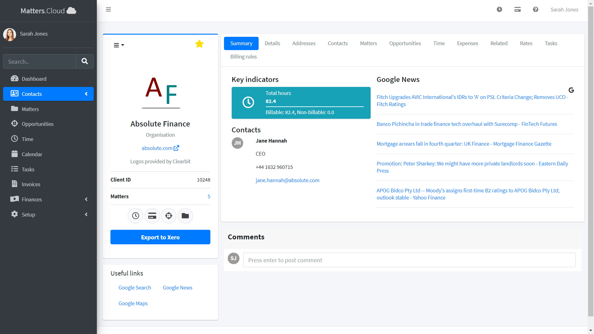 Matters.Cloud Logiciel - 2