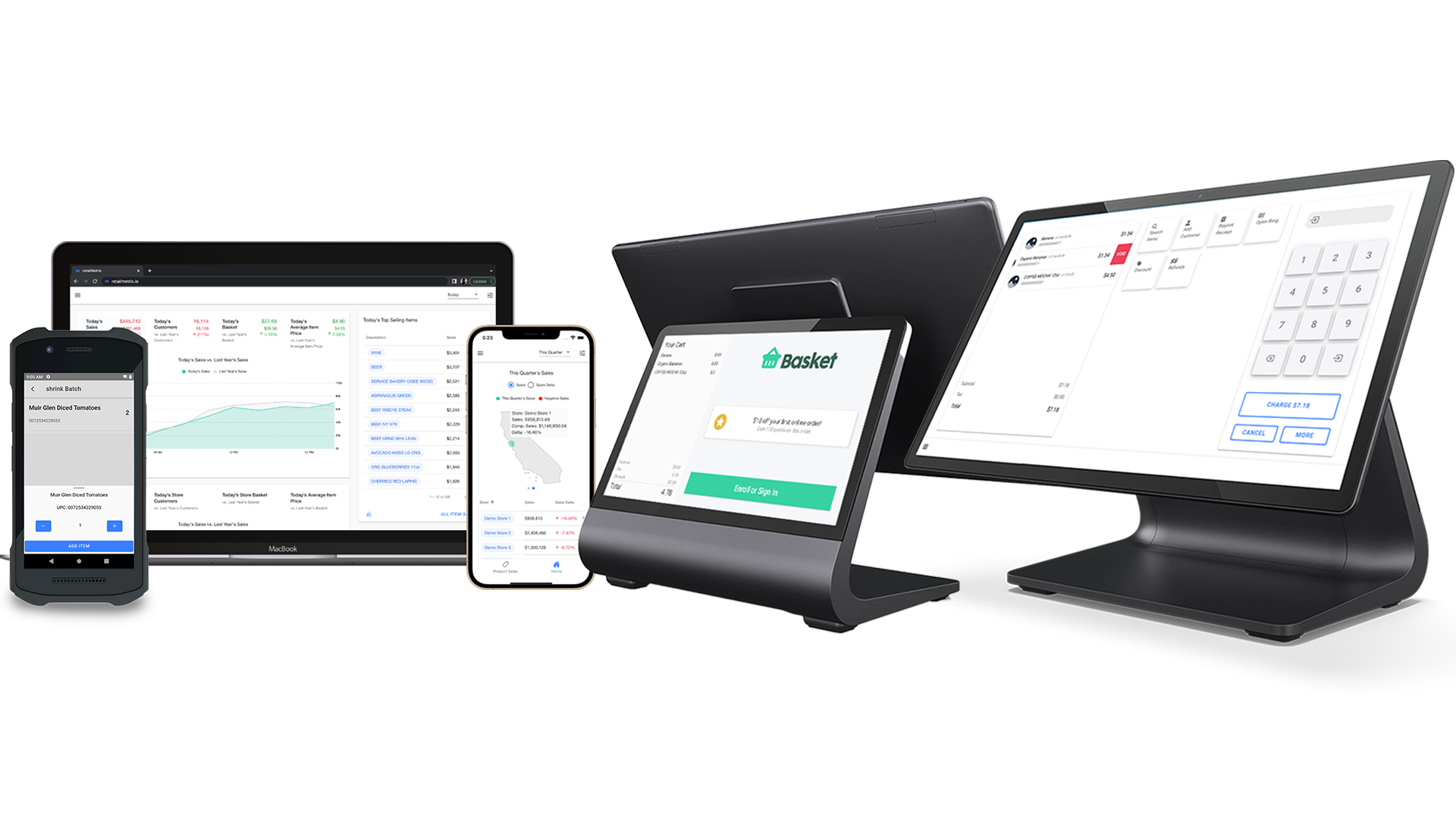 Basket Point of Sale screenshot: Basket Point of Sale