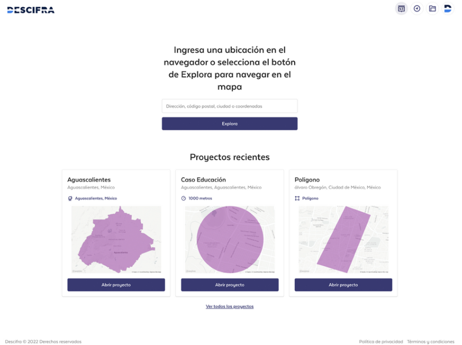 DESCIFRA Software - DESCIFRA Projects