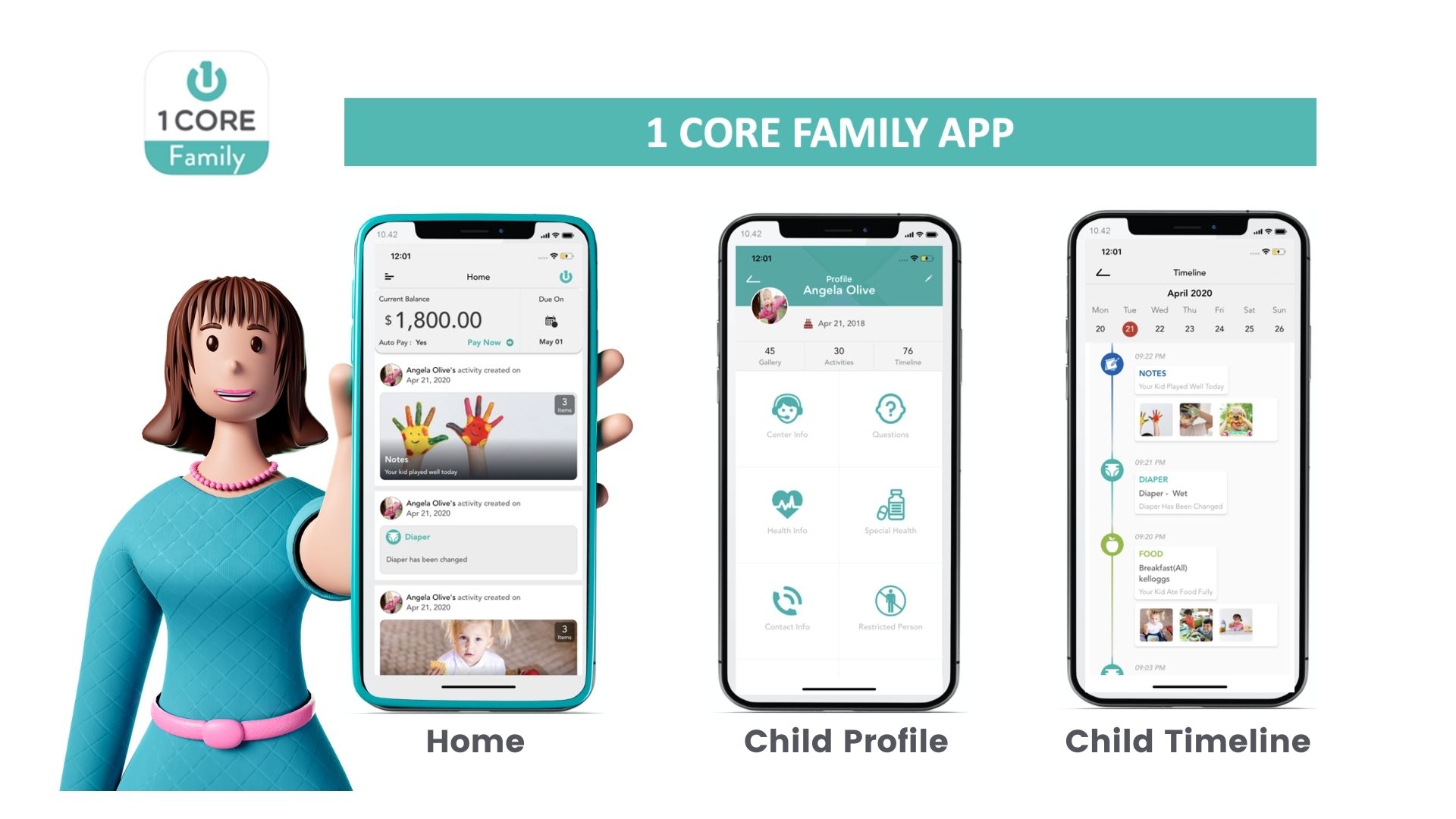 1CoreSolution family app