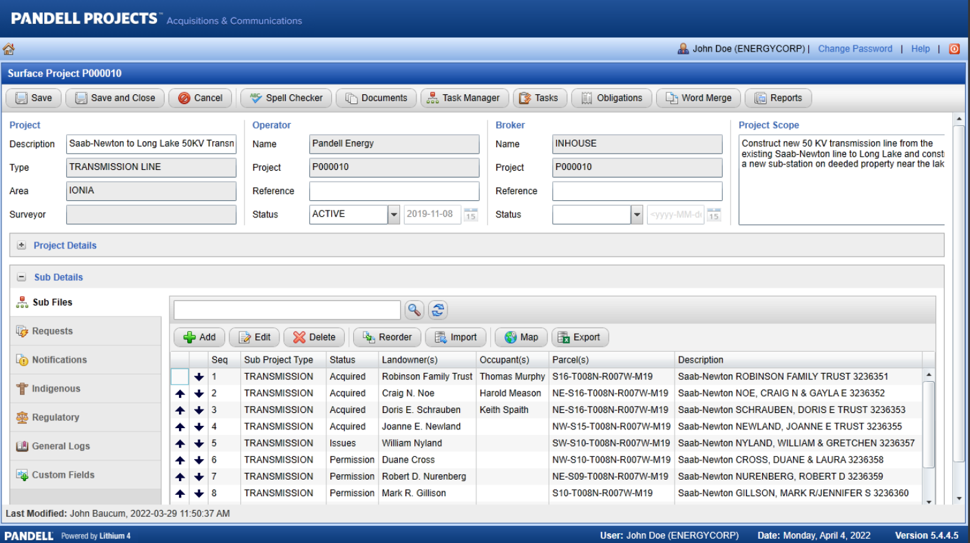 Pandell Upstream Logiciel - 3