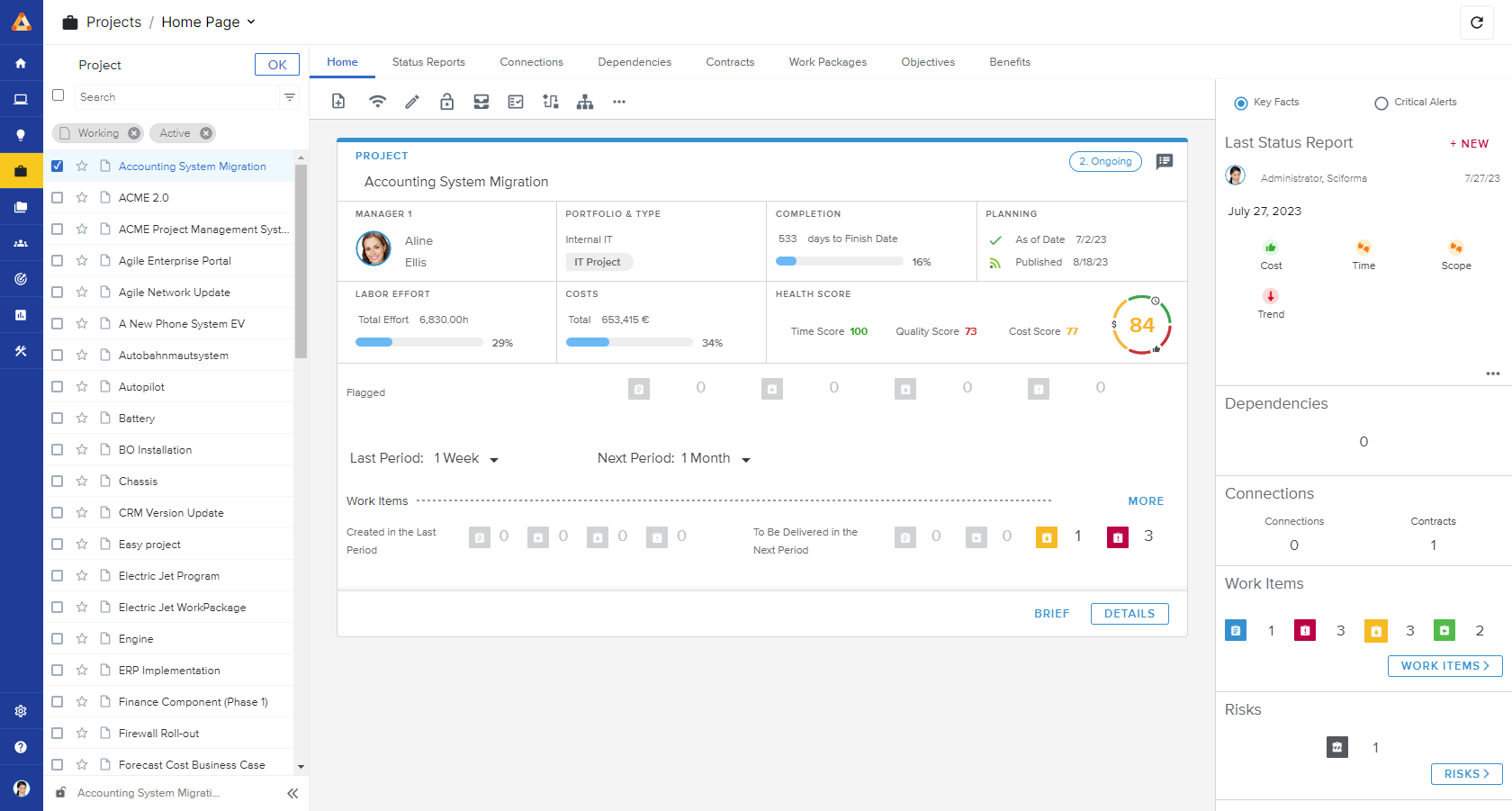 Planview ProjectAdvantage