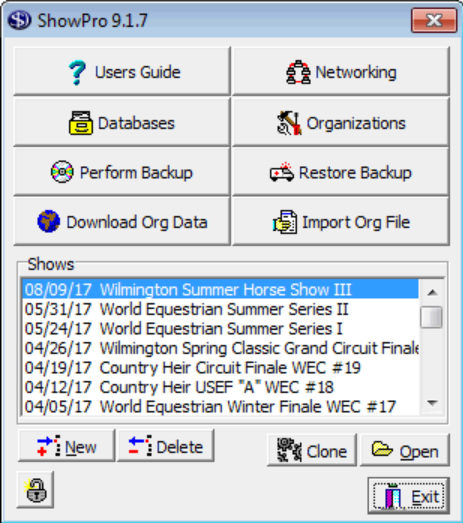 ShowPro Horse Show Software Software - 3