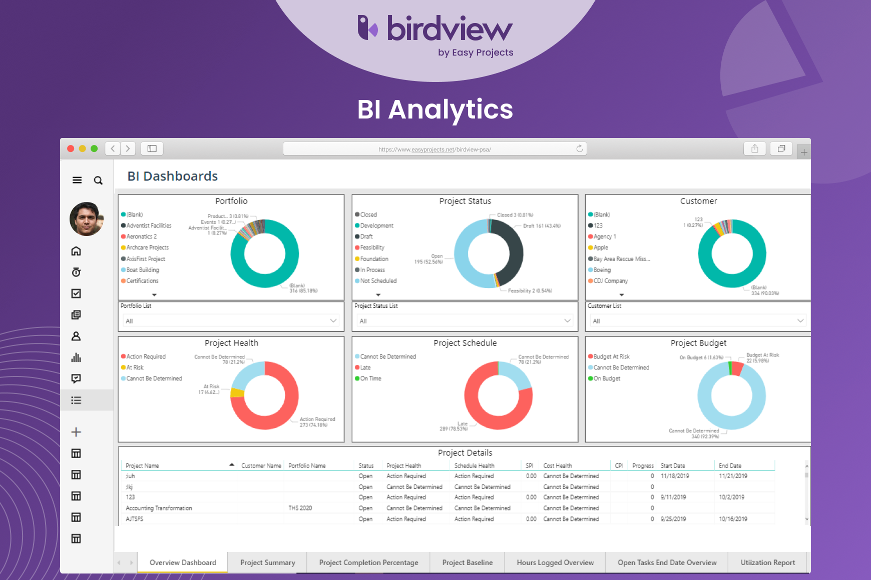 Birdview PSA Software - 2