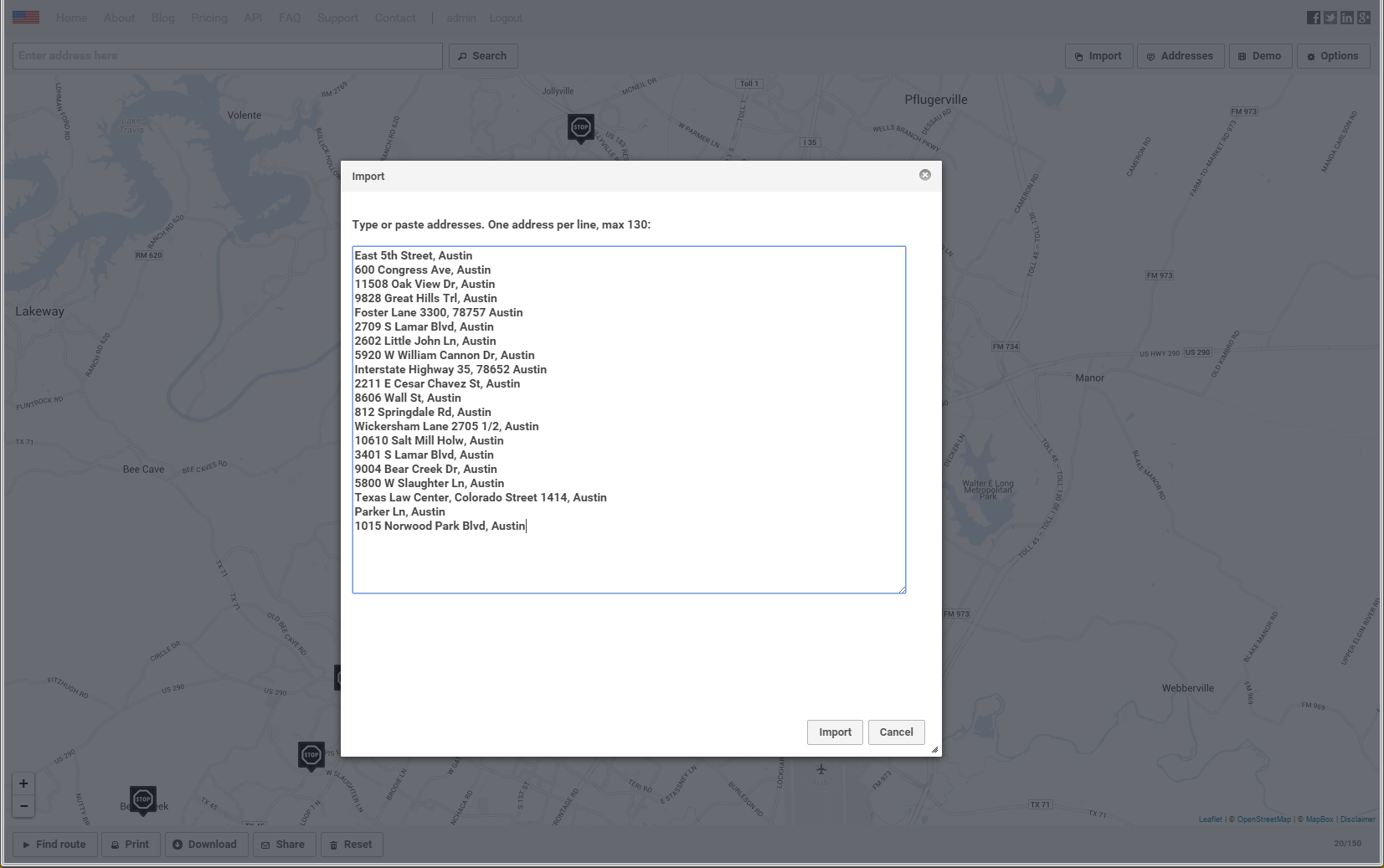 RouteXL Logiciel - 3