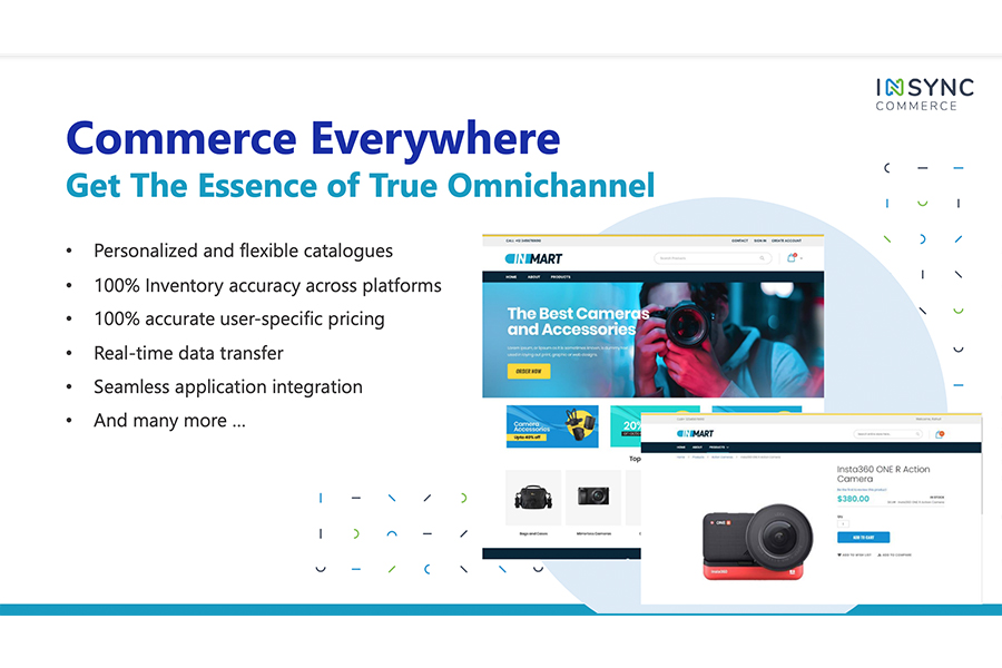 INSYNC Commerce screenshot: Commerce Everywhere - Get the Essence of True Omnichannel