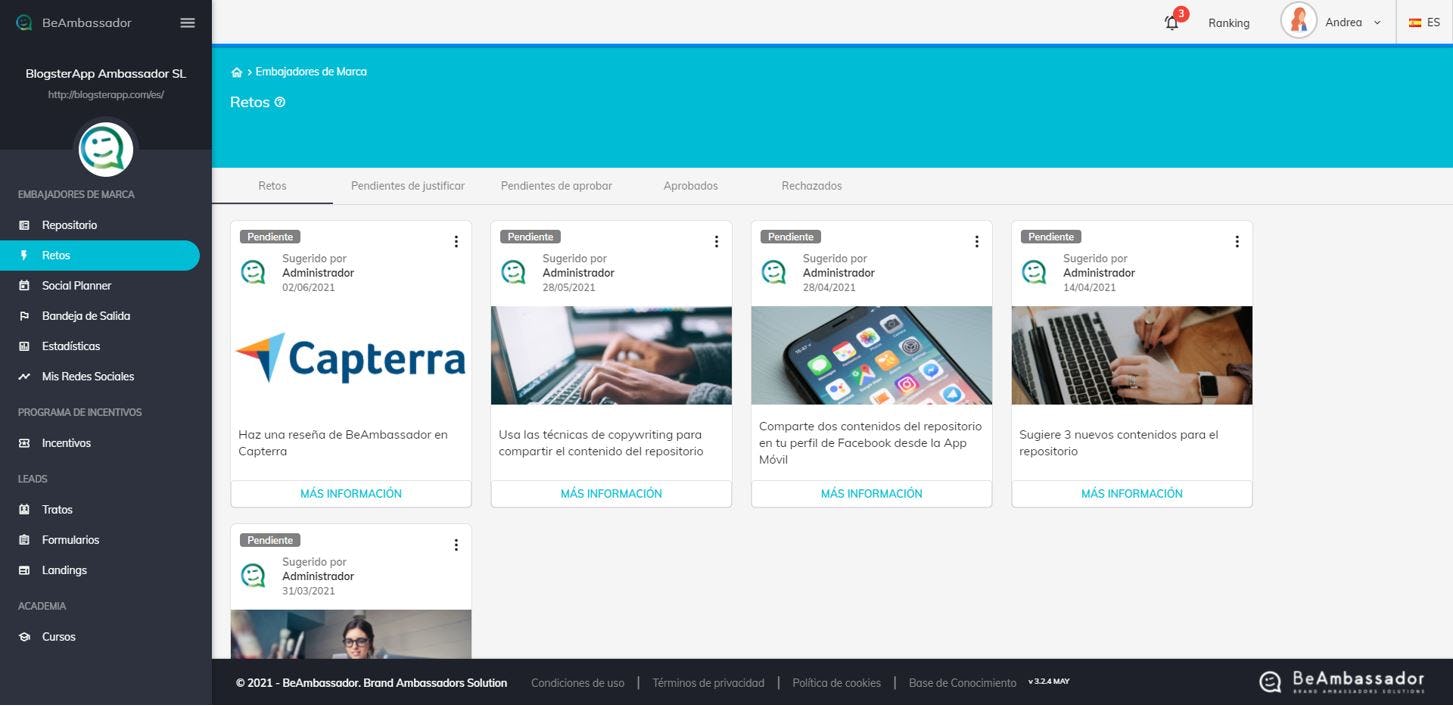 BeAmbassador Software - 4