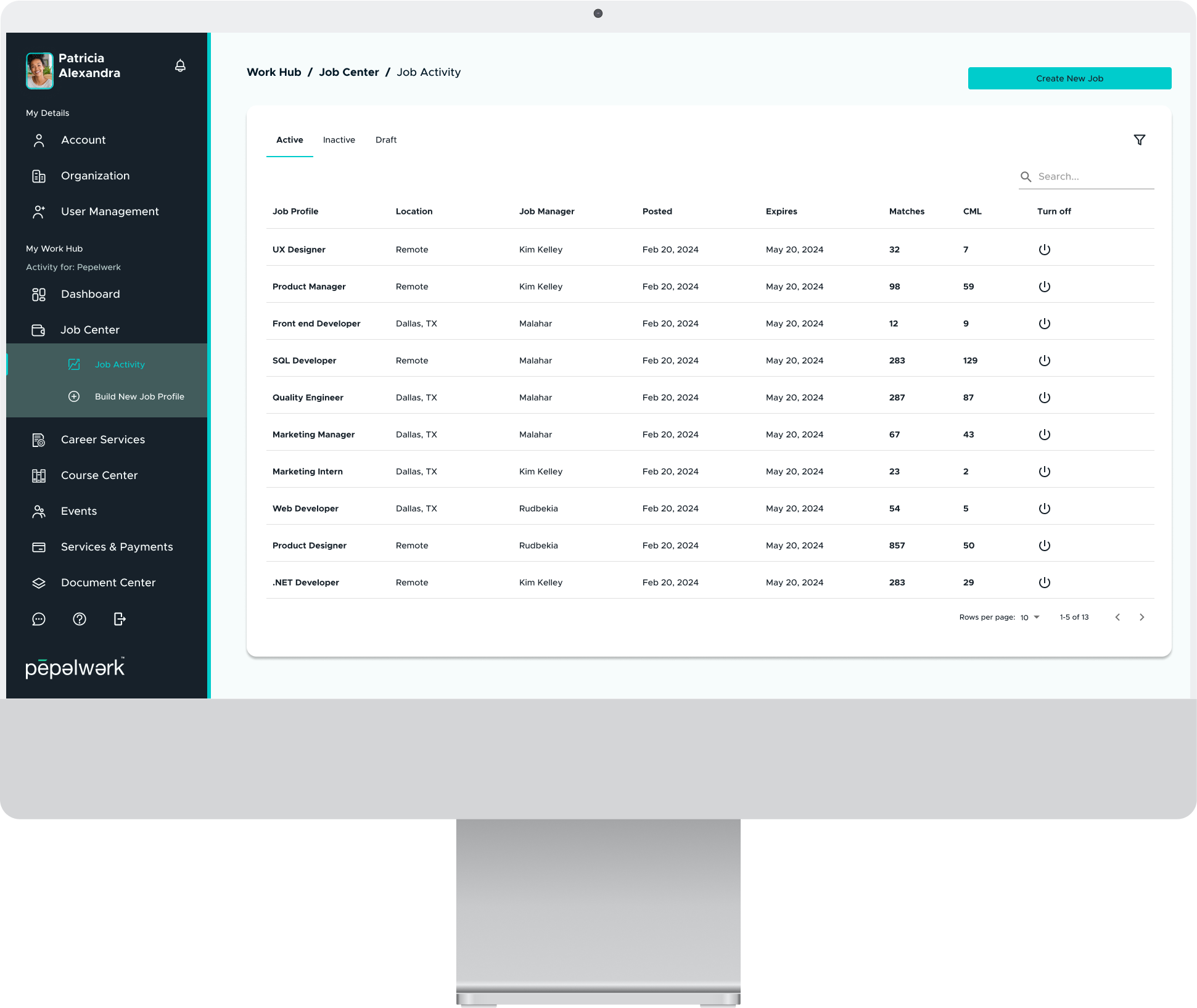 pepelwerk Software - Centralize job postings, track applications and manage hiring progress with real-time visibility. Keep recruitment organized with automated job profile creation and streamlined candidate management. - thumbnail