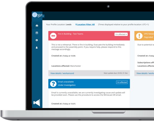Klaxon screenshot: Web Dashboard - easy to use with a single glance status board