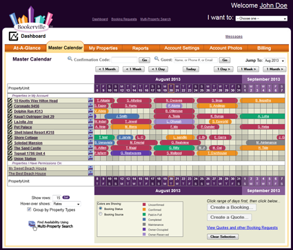 Bookerville Software - Master Calendar