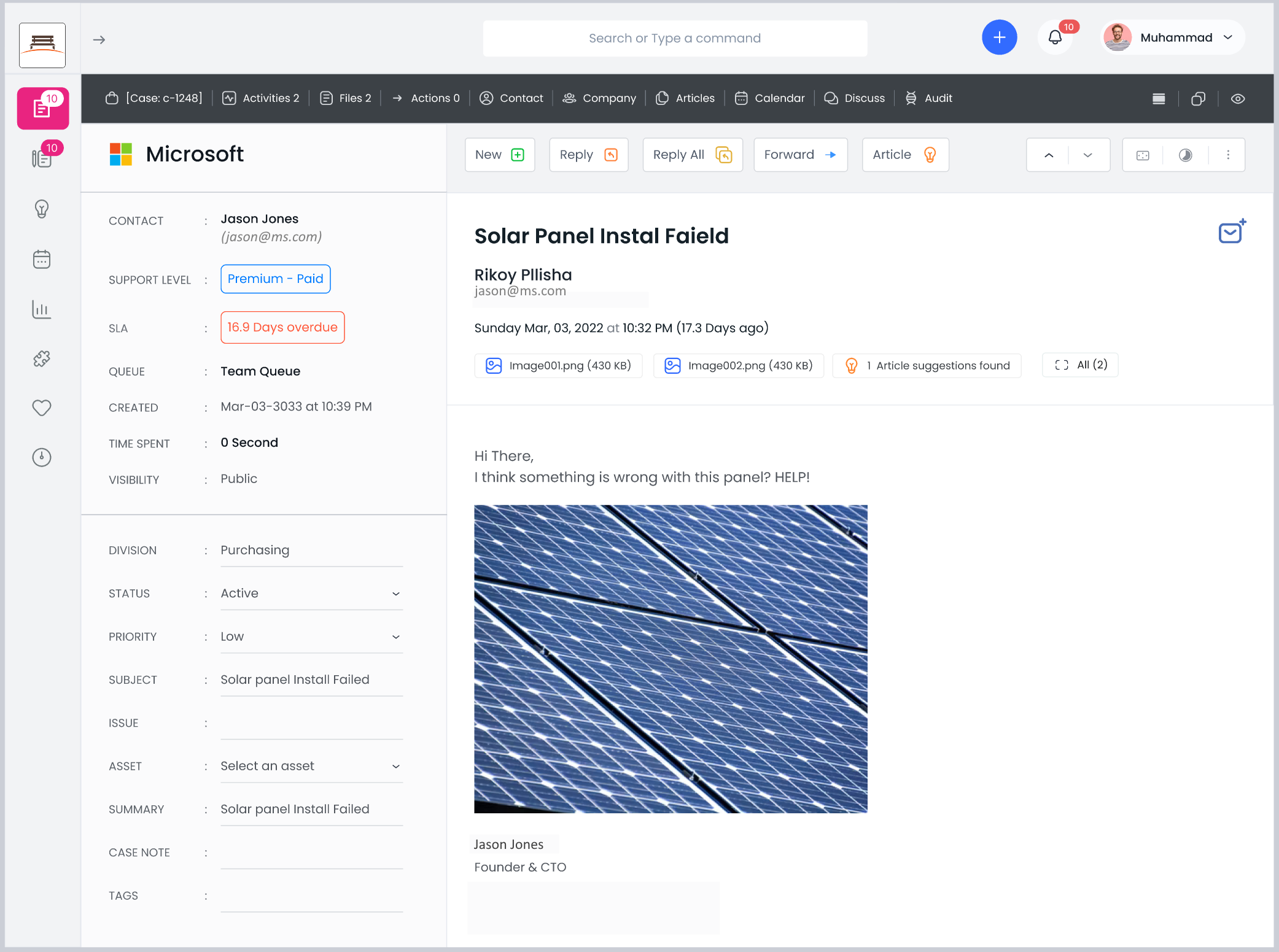 Supportbench Software - 2