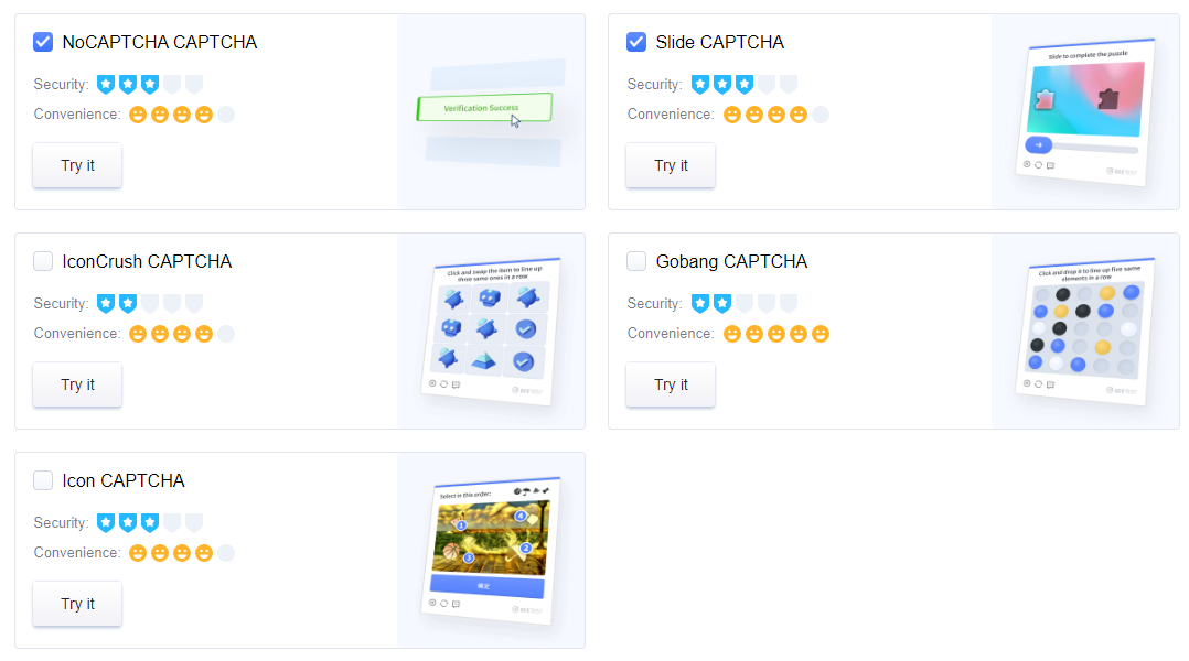 GeeTest CAPTCHA 소프트웨어 - 5