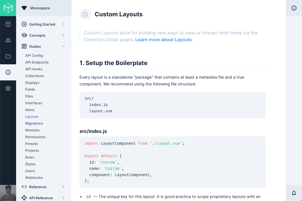 Directus Software - Dynamic Documentation