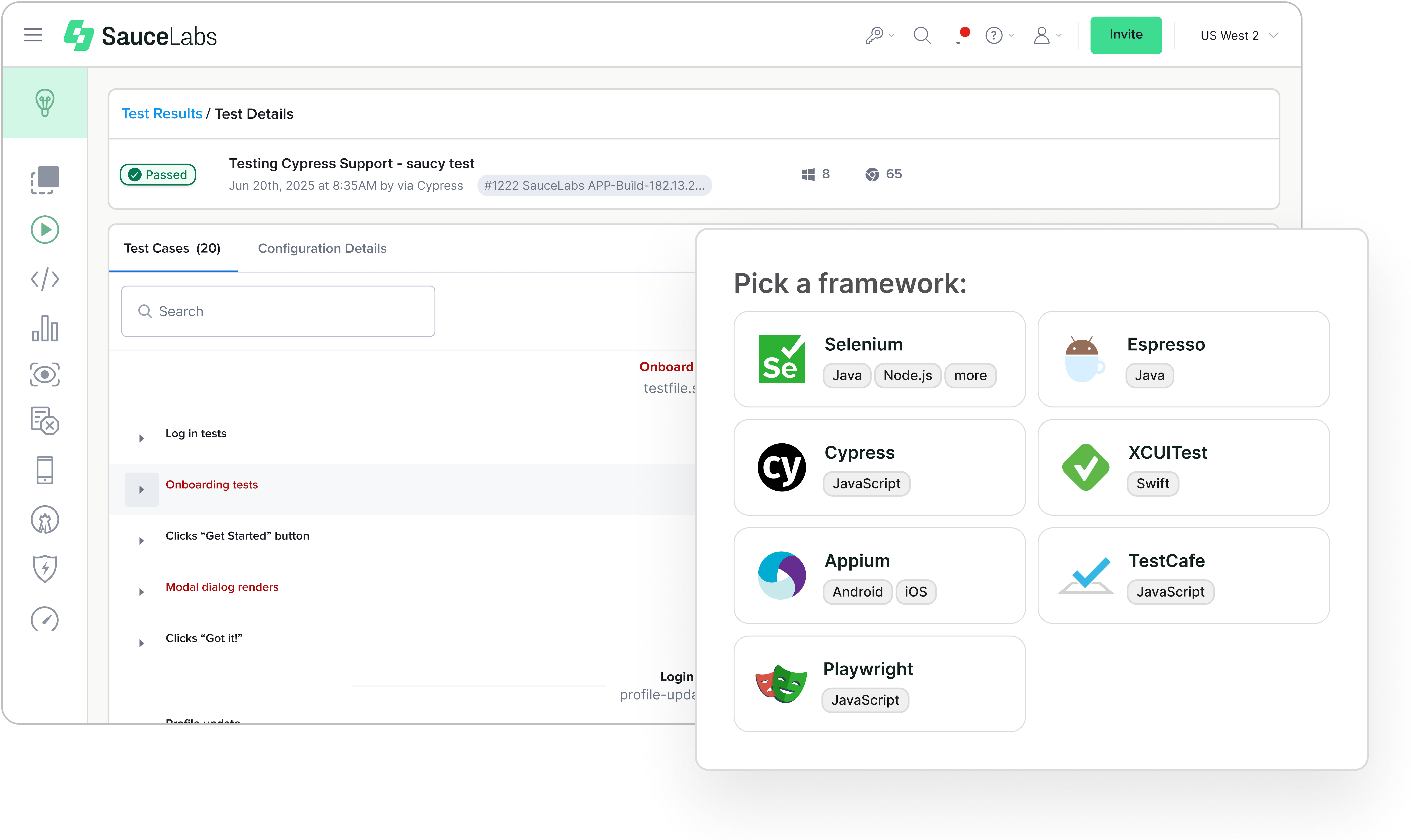 Sauce Labs Software - Web Testing