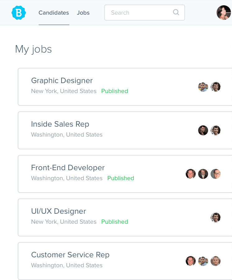 Betterteam Software - Users can create and post multiple jobs across different job boards
