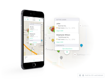 Zendesk Sell Software - Log in-person interactions with one tap on a map view