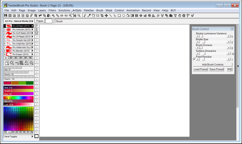 TwistedBrush Pro Studio Software - 3