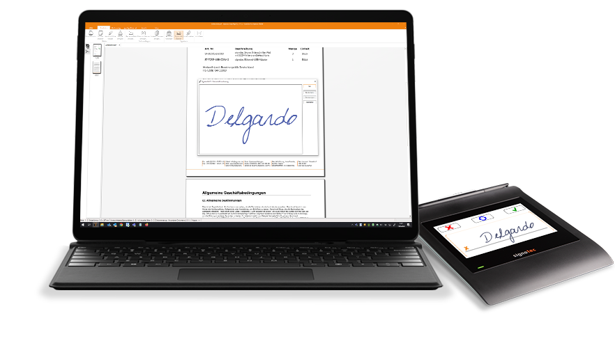 signoSign screenshot