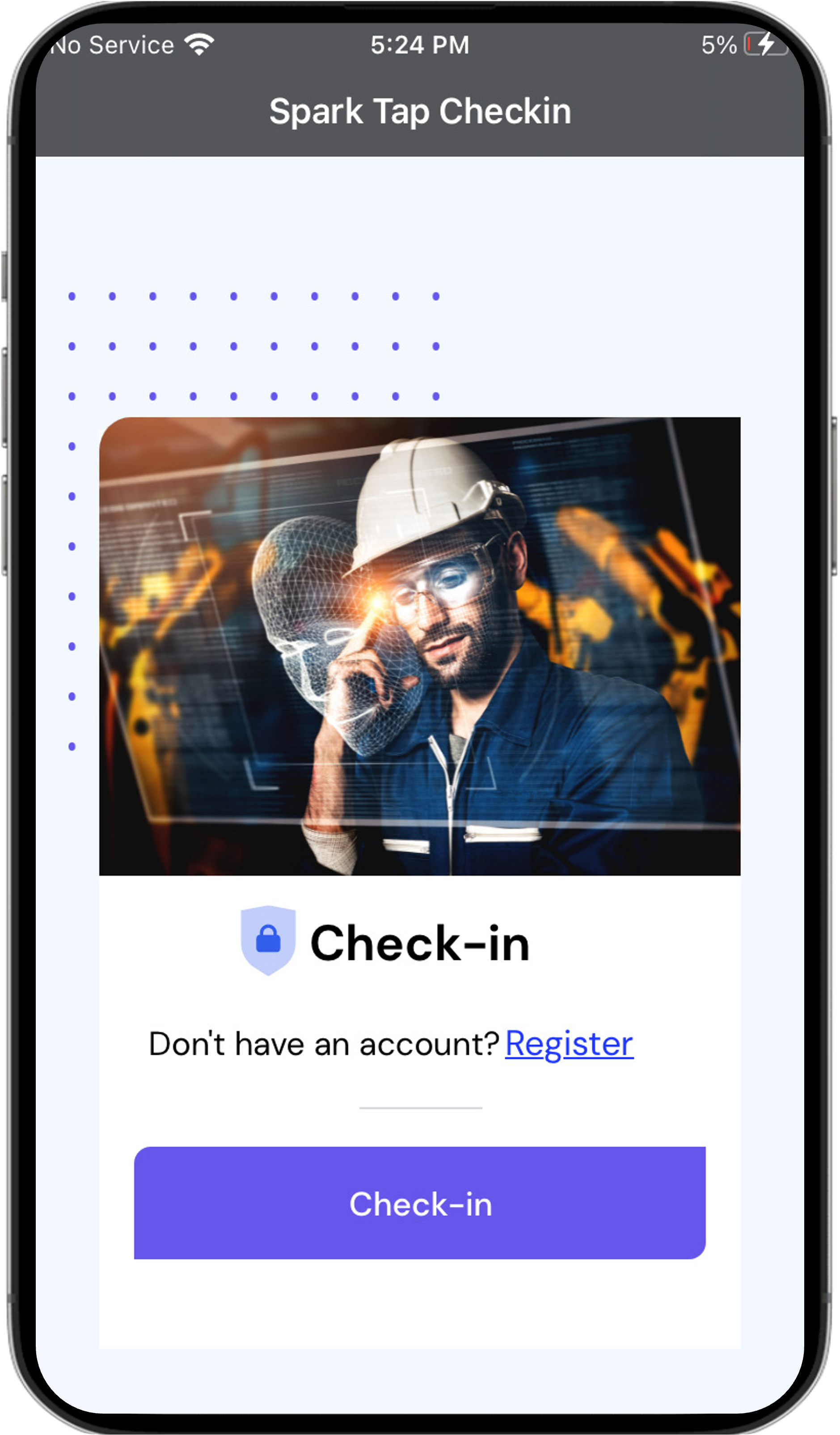 Spark Checkin Software - Spark Checkin - Initial Registration