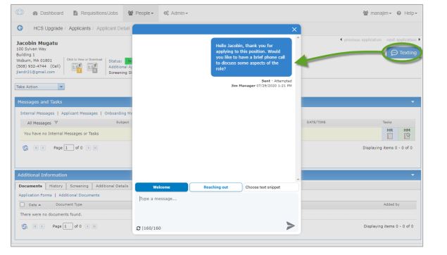 symplr Recruiting Software - symplr Recruiting texting