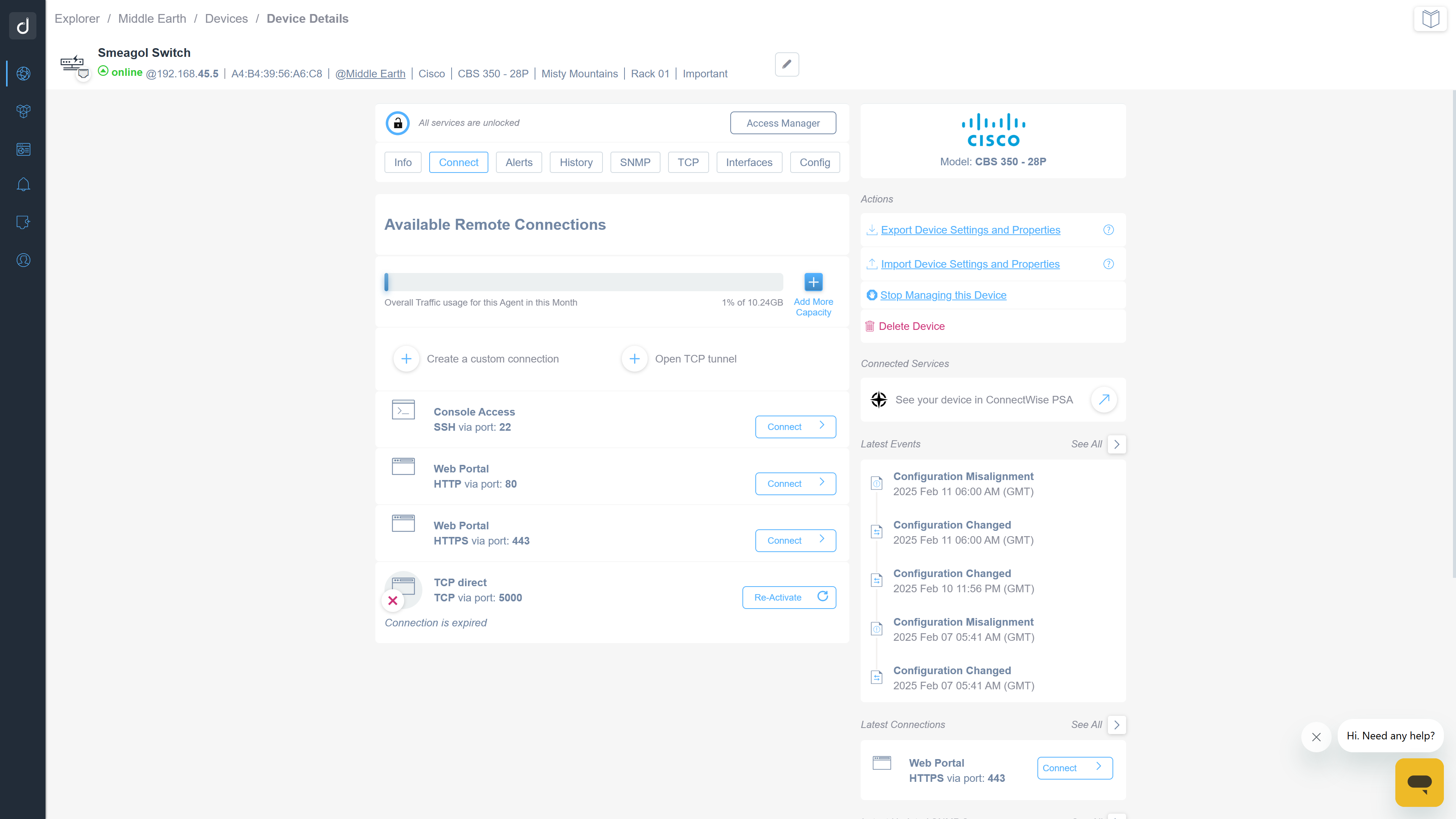 Domotz Software - Secure Remote Access for Faster and Easier Issue Resolution