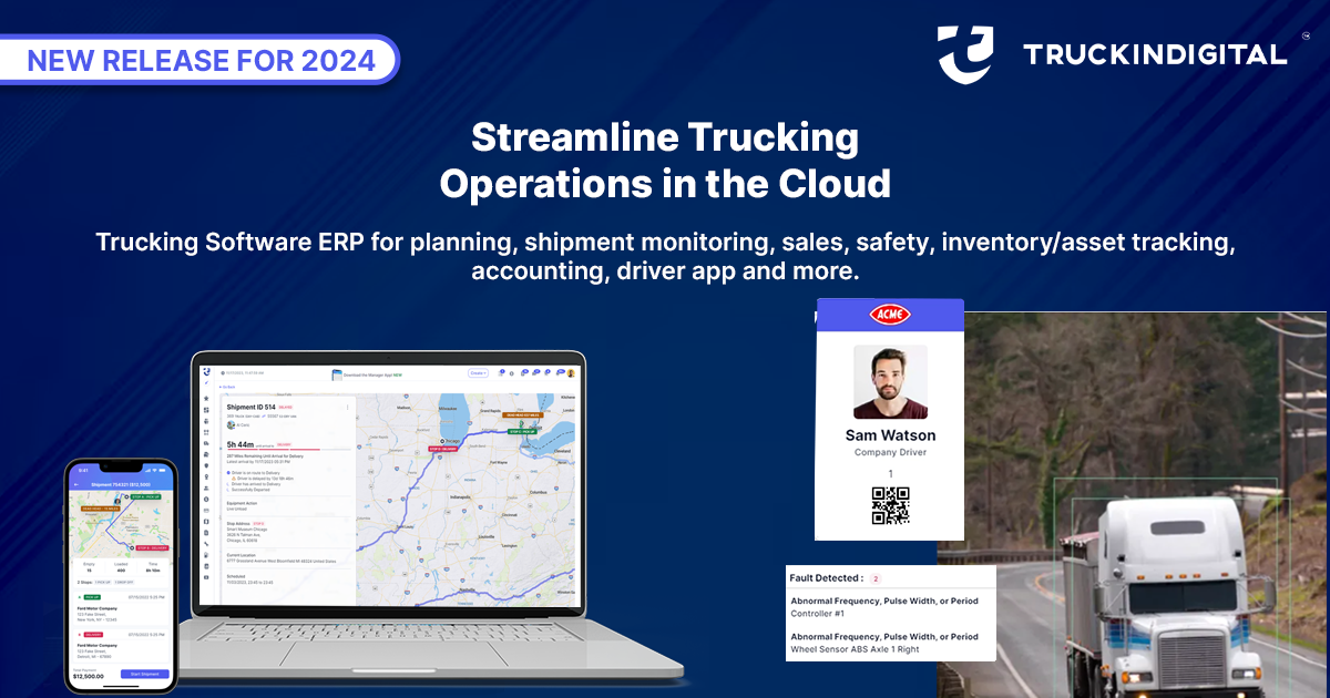 Truckin Digital screenshot: Trucking Software ERP from planning, dispatch to accounting & more for carriers & brokers alike.