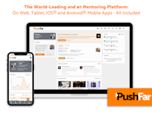 PushFar Software - PushFar's World-Leading #1 Mentoring Platform - Across All Devices, Including Web, Tablet, Mobile and Mobile Apps